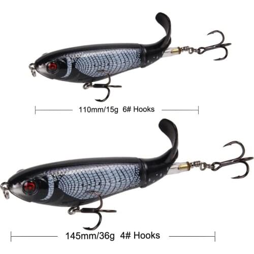 10g-37g 1PCS 13G/10CM With Propeller Topwater Fishing Lure Artificial Bait Hard Soft Rotating Tail Fishing Tackle Geer
