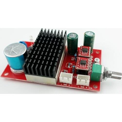 DC 12.5v-24v OPA2134 Car amplifier Preamplifier board 85mm * 50mm