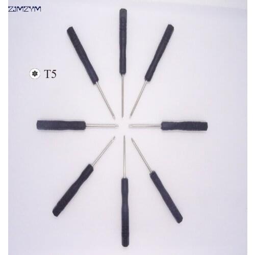 30pc/set wholesale T5 screwdriver head Small Plum hexagonal screwdriver for repairing mobile phone tools