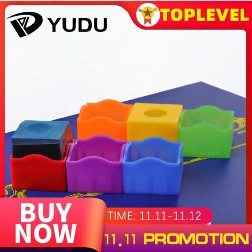 36 Pcs Plastic Billiard Chalk Holders Colorful Billiard Accessories 6 Colors Pool Cue Chalk Holder Protective Cover Chalk Box