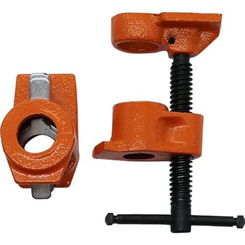 4 Points Water Pipe Clamp 1/2 Duty Pipe Clamp Woodworking Wood Gluing Pipe Clamp Pipe Clamp Fixture Carpenter Wood working Tools
