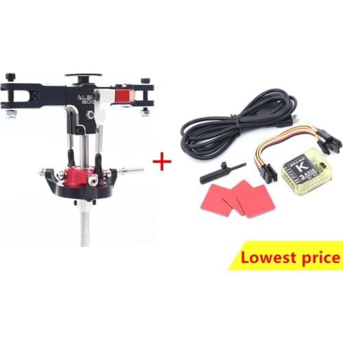 ALZRC 450 465 Helicopter Parts Accessories 3Axis Gyro KBAR K8 Flybarless Stabilization System And Main Rotor Head Set