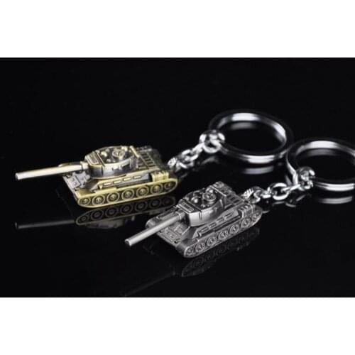 World of Tanks Key chain Metal Key Rings For Gift Simulated Tanks Keychain Jewelry Game Key Holder Souvenir