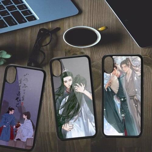 WORD OF HONOR Shan He Ling cartoon luxury design Phone Case shell PC for iPhone 11 12 pro XS MAX 8 7 6 6S Plus X 5S SE 2020 XR