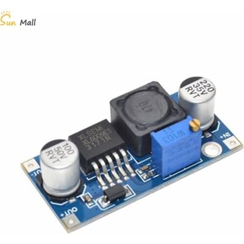 DC-DC power supply boost XL6009 boost module 4A high current OUT output adjustable