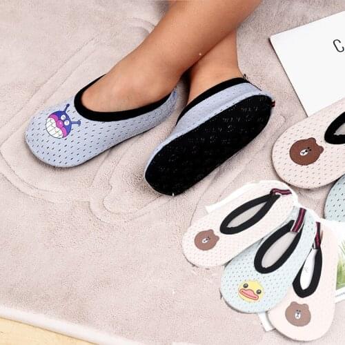 Baby socks thin floor spring and summer large base mesh model of indoor non-slip bottom children children leg warmers footgear