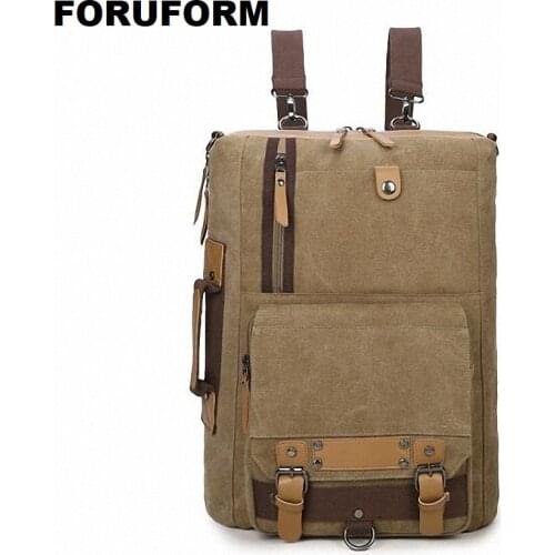 Canvas Multi-function Men Travel Backpack Rucksack Women Shoulder Luggage Bag Fashion Large Travel Weekend Bag LI-1928