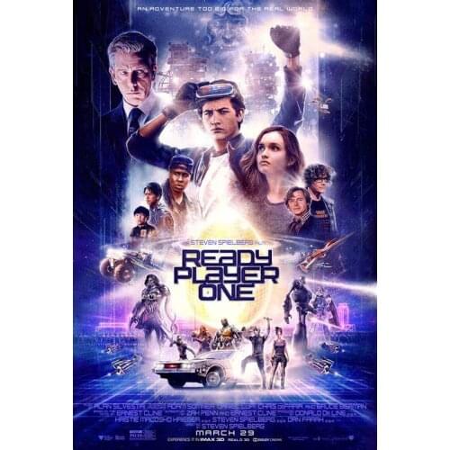 Lot style Choose Ready Player One Movie Art print Silk poster Home Wall Decor