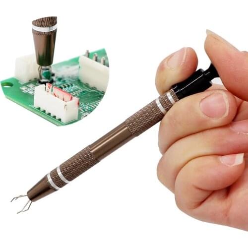 IC Chip Extractor Electronic Component Grabber Four Claw Clamper Catcher Clamping Clip Pick Up Tools Desigin Repair Hand Tool