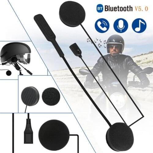 Motorcycle Helmet EDR Bluetooth 5.0 Headphones For Motorcycle Helmet Riding Intercom Hands Free Headphone Speakers