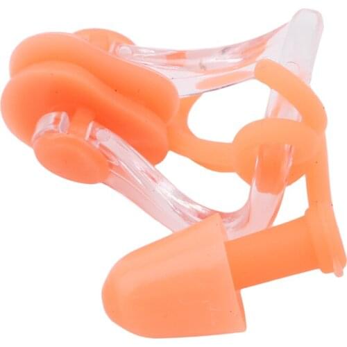 Soft Silicone Swimming Set Waterproof Nose Clip + Ear Plug Earplug Useful Tapones Oido Swimming Accessories
