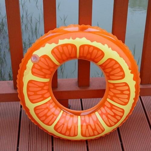 All Size Inflatable Party Fun Fruit Lemon Watermelon Swimming Circle Ring Inflatable Pool Float Party Toy Water Sport Swim Rings