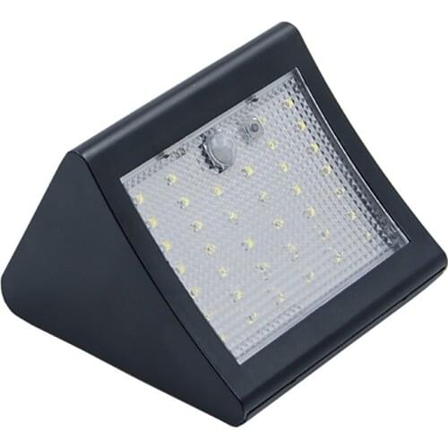 Jonggo 38 LED Solar Power PIR Motion Sensor Wall Light Outdoor Garden Waterproof Lamp Festival Decoration #30ph