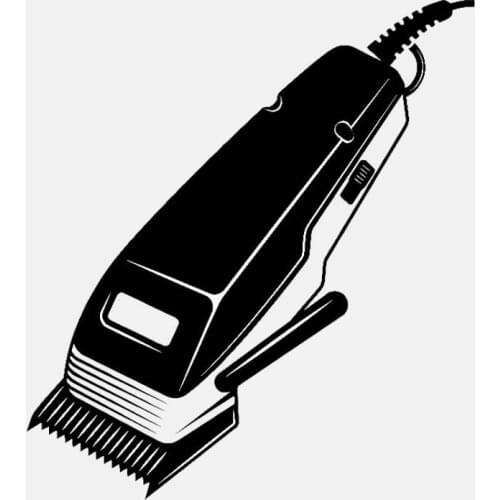 Extraordinary Haircut Machine Barbershop Hairdressing Salon Vinyl Car Stickers Decals Motorcycl Accessories PVC 15cm X 14cm