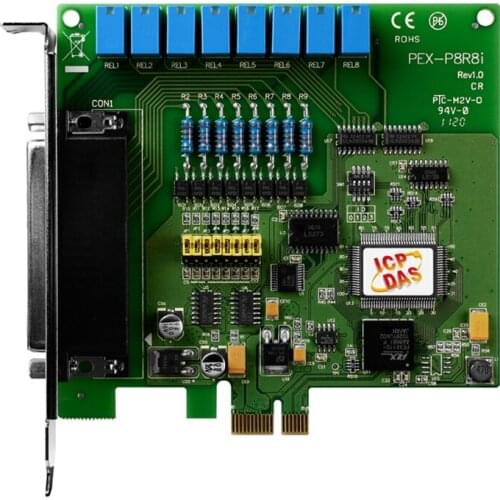 New Original Spot Photo For PEX-P8R8i PCI-E Bus High-Speed 8-Channel Isolated Digital Input And 8-Channel Relay Output