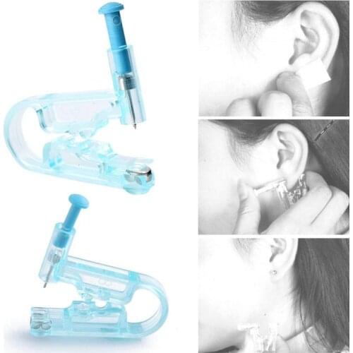 New Disposable Safe No Pain Ear Piercing Kit Sterile Ear Hole Piercing Gun Tool No No Inflammation Ear Piercing