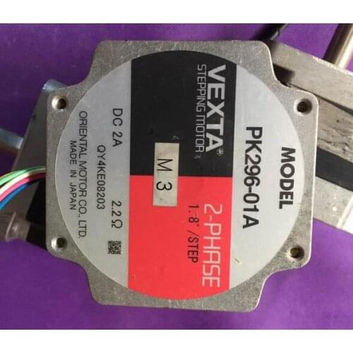 PK296-01A , stepper motor , used in good condition . 80% appearance new , good working , free shipping