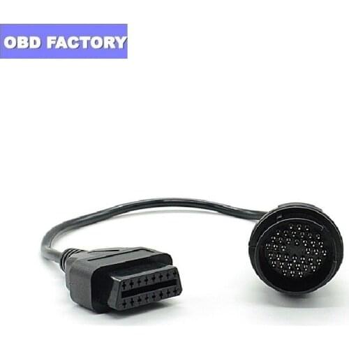 Full 38pin to 16pin OBD2 Connector for MB High Quality 38 Pin OBD2 16 Pin Female Adapter For BMW 20Pin OBD2 Extension Cable