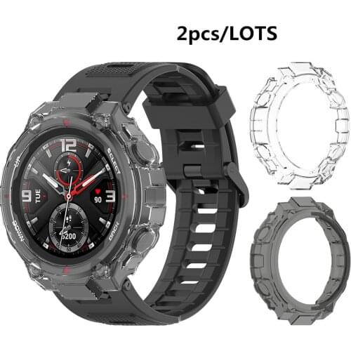 Translucent TPU silicone protective shell For Amazfit T-REX Case Cover for Amazfit t rex Smartwatch accessories