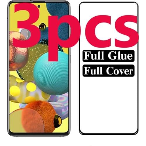 3Pcs Protective Tempered Glass For Samsung Galaxy A72 A52 A42 A32 A12 A02s A 72 52 42 5G Screen Protector Screenprotector Film