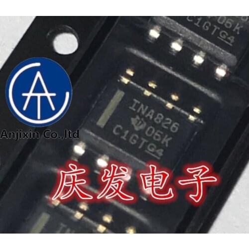 10pcs real new and orginal real stock INA826AIDR INA826AID INA826 SOP-8