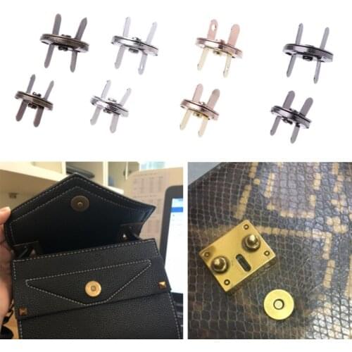 14/18mm 10pcs Magnetic Button Clasp Purse Handbag Clothing Craft Sewing DIY Tool E56C