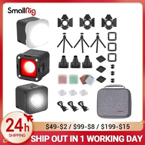 SmallRig RM01 LED Video Light Kit DSLR Fill Light For Sony Canon Nikon Phone Camera Accessories 3469