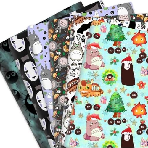 50*145cm Cartoon Cat 100% Pure Cotton Polyester Cotton Material Patchwork Sewing Quilting Fabrics Quilt Needlework DIY Cloth