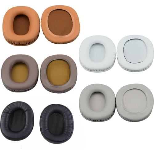 1Pair Replaced Soft Leather Earpads Sponge Foam Ear Cushion Cover For -SteelSeries Arctis 3 5 7 Headphone Headset