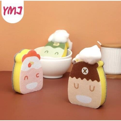 Anti-microbial Cleaning Cloth Magic Sponge Melamine Sponges Kitchen Sponge for Washing Dishes Kitchen Scourer Pan Pot Brush