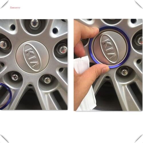 Car Wheel Metal Circle Cover Decoration Accessories For BYD F3 F0 S6 S7 E5 E6 M6 G3 F3 G5 T3 13 lifan x60 X50 620 320 520 125CC