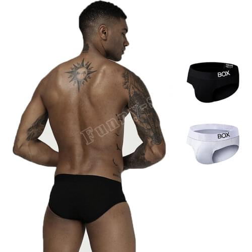 Black And White Briefs Sexy Men Underwear Briefs Shorts Mens Underwear Briefs Cotton Soft 2020 New Innerwear Briefs For Men
