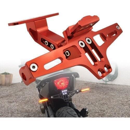 Motorcycle Rear License Plate Mount Holder and Signal Lamp For YAMAHA tmax 500 530 xp500 xp530 xj600 keeway tx125 Accessories