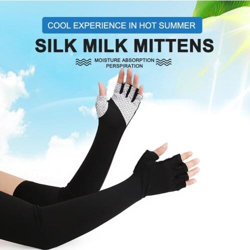 Men Women Arm Sleeve Gloves Running Cycling Sleeves Fishing Bike Sport Protective Breathable Arm Warmers UV Protection Cover