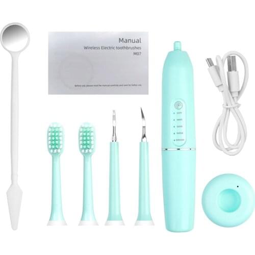 Electric Toothbrush Touch Sonic Dental Wireless Charging Scaler Tooth Calculus Remover Tooth Stains Tartar Tool Oral Caring Soft