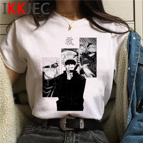 Jujutsu Kaisen t-shirt summer top men streetwear graphic tees tumblr japanese kawaii clothes tshirt kawaii