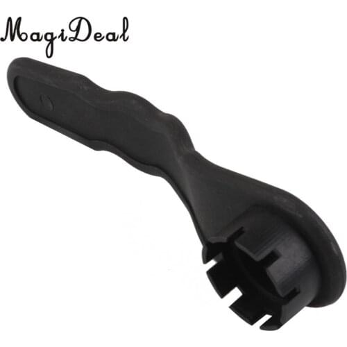 MagiDeal Universal 1Pc PVC Air Valve Wrench 8-Groove Wrench Replacement for Inflatable Boats Kayak Canoe Dinghy Accessory Black
