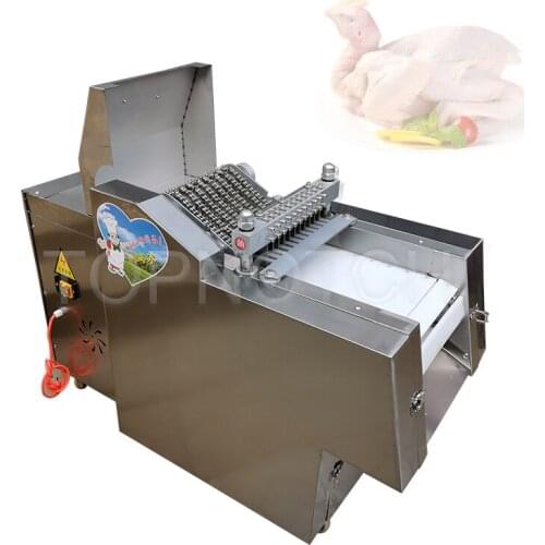 Meat Cutter Commercial Chicken Chop Equipment Automatic Bone Cutting Machine Duck Food Processing High Power Kitchen Appliance