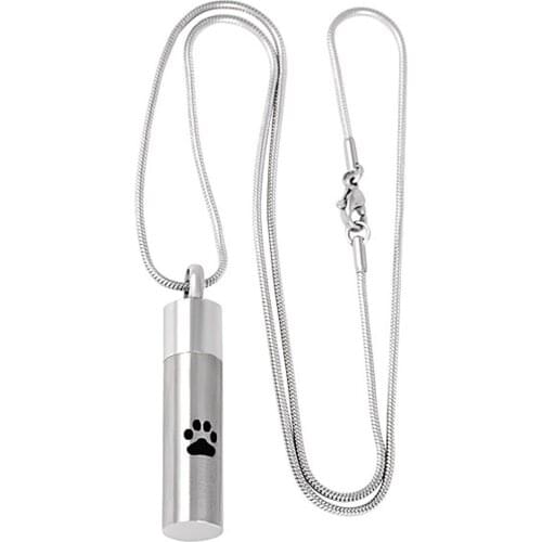 Wholesale Stainless Steel Top Pet Dog Cat Ash Holder Pendant Necklace Women Man