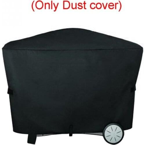Dust Cover High Intensity Dustproof waterproof for BBQ Kitchen Easy to Clean Polyester Black Cover For Weber Q2000/Q3000