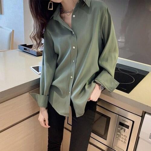 Rosetic Womens Satin Shirts