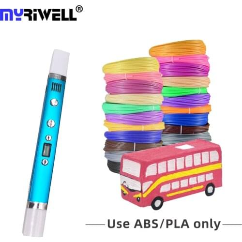 Myriwell 3D Pen USB Plug Creative Pen 3D graffiti pen 4 speed Adjustable PLA/PCL/ABS Best Gift For Kids 3d printing pen RP-100C