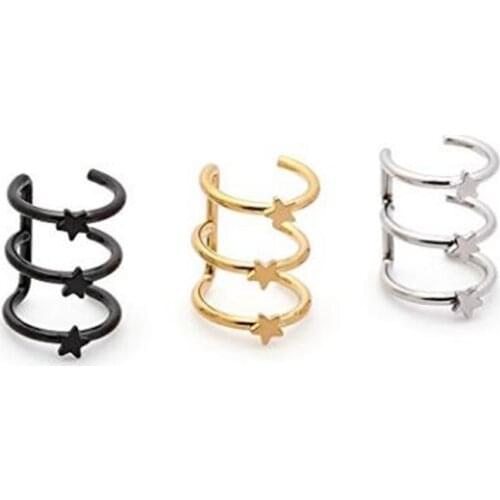 Clip On Earrings No Piercing Earring Cartilage Jewelry Cuff Wrap fashion clip earring for man woman