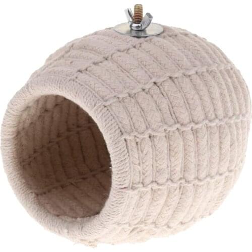Rope Weave Bird Breeding Nest Bed House Toy for Budgie Parakeet Parrot Cage Perch Hatching Nesting Box