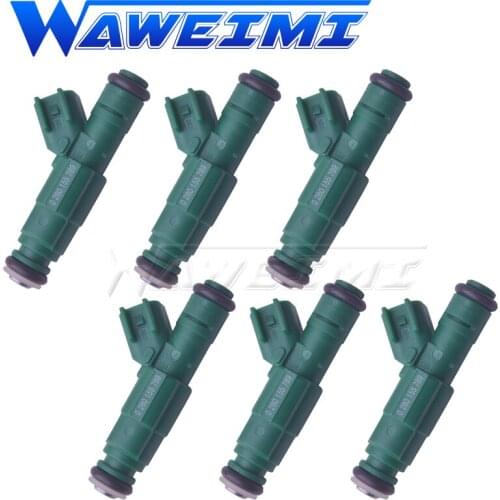 WAWEIMI 6 Pieces Fuel Injector OE 0280155789 For DODGE CARAVAN 3.3i 1995-2001