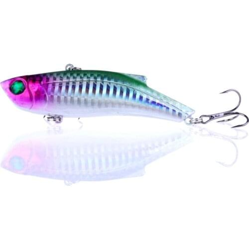 1pcs New VIB Fishing Lure Inside Metal Ball Siking Vibration Bait Pike Carp Crank Bait Swimbait Pesca Fishing Wobbler 9cm 27g