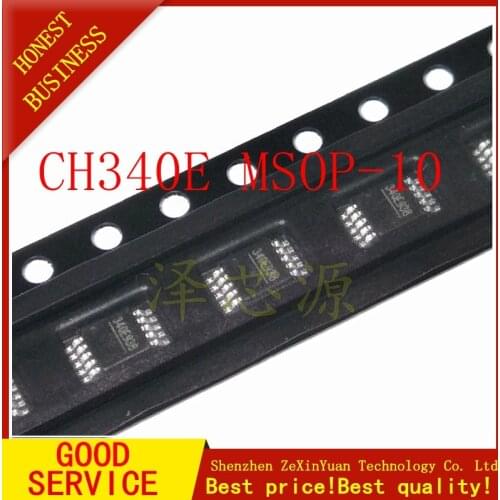 10pcs/lot CH340E 340E MSOP-10 USB Serial Port Chip