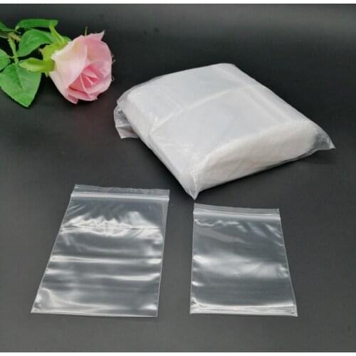 1000pcs PE Ziplock Bag White Plastic Bag Storage Bag for Travel Christmas Birthday Party Wedding Gift Packing Bag Clear Zip Lock