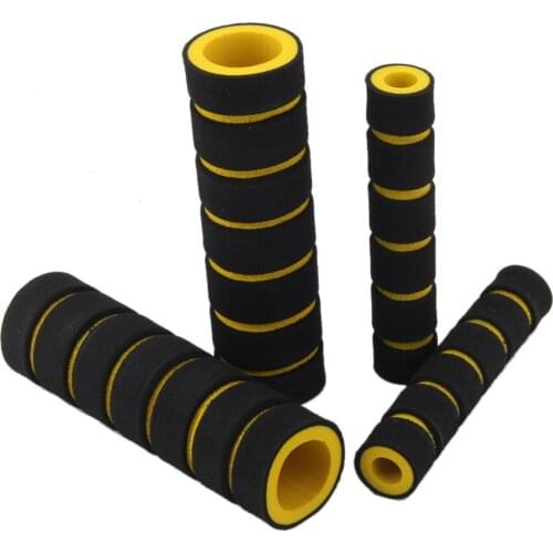 2 Pair Soft Foam Nonslip Motorcycle Bicycle Handle Bar Grips Cover Sponge