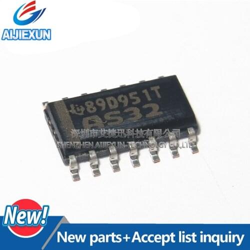 50Pcs SN74AS32DR AS32 SOP14 Quadruple 2-Input Positive-OR Gates 14-SOIC 0 to 70 New and original